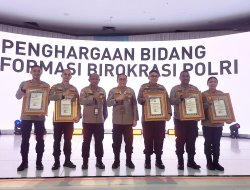 Lima Polres di Polda Lampung Raih Penghargaan Kapolri Kategori Pelayanan Prima dan Predikat Pembangunan Zona Integritas Tahun 2024