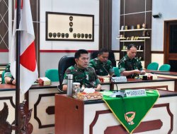 Danrem 043/Gatam Ikuti Rakor Bersama Wamentan RI Terkait Cetak Sawah dalam Mendukung Swasembada Pangan