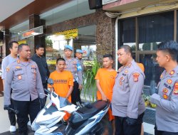 Curi Motor Demi Rayakan Ultah, Dua Pemuda di Bandar Lampung Ditangkap Polisi