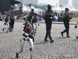 Robot Humanoid dan K9: Mimpi Inovasi Teknologi Polri dalam Syukuran Hari Bhayangkara ke-79