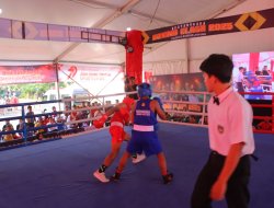 Ratusan Petinju Dari Berbagai Sasana Ramaikan “Bhayangkara Boxing Clash 2025” Polresta Bandar Lampung