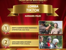 Aipda Romi Indra Raih Juara 2 Lomba Konten Kreator Tiktok Kategori Polri, Dalam Rangka Hari Bhayangkara ke-79
