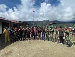 Empat Anggota KKB Kodap III Sinak Nyatakan Ikrar Setia kepada NKRI di Puncak, Papua Tengah
