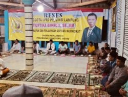 Mustika Bahrum Serap Aspirasi Warga Ponpes Darul Iptidayah Way Harong Pesawaran