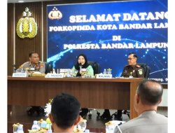 Wali Kota Eva dan Kajari Kunjungi Polresta Bandar Lampung