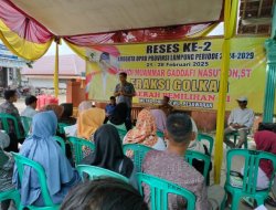 Dalam Giat Reses Tondi Muammar Serap Aspirasi Warga Gedong Tataan Pesawaran