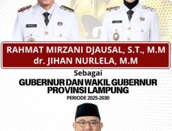 Yudha Alhadjid Ucapkan Selamat Atas Dilantiknya Gubernur dan Wakil Gubernur Lampung Periode 2025 – 2030