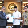 Bawa Suara Aksi Damai, Gubernur Rahmat Mirzani Djausal Temui Ketua MPR RI Ahmad Muzani dan Wamensesneg Juri Ardiantoro untuk Diteruskan kepada Presiden Prabowo Subianto