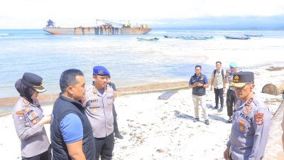 Kapolda Lampung Tinjau Langsung Dugaan Kejahatan Kehutanan di Pesisir Barat