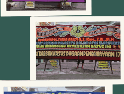 Deretan Karangan Bunga di Bandar Lampung, Simbol Dukungan dan Kritik untuk Reformasi Polri