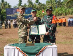 Buka TMMD ke-128 di Tanggamus, Danrem 043/Gatam Harapkan Kesejahteraan Warga Kalimiring Meningkat