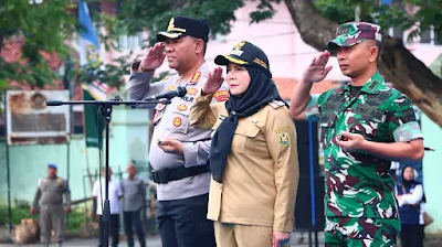 Sinergi TNI–Polri dan Pemkot Bandar Lampung: Kobarkan Semangat Pahlawan, Wujudkan Kota Tangguh Bencana