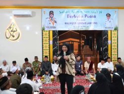 Safari Ramadhan di Labuhan Ratu, Eva Dwiana: Puasa Bentuk Kejujuran dan Kedisiplinan