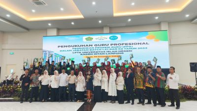 193 Guru PAI Profesional Kota Bandar Lampung Dikukuhkan Dalam Yudisium PPG Tahun 2024