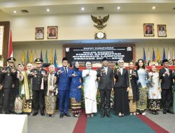 Danrem 043/Gatam Hadiri Sidang Paripurna DPRD Provinsi Lampung