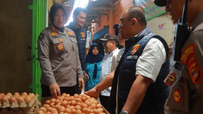 Sidak 5 Pasar Di Bandar Lampung, Polda Lampung Pastikan Stok Ketersediaan Dan Harga Stabil