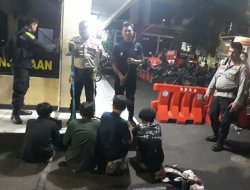 Bubarkan Aksi Tawuran di Bandar Lampung, Polisi Amankan 4 Remaja Berikut Celurit dan 2 Gir Diamankan