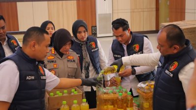 PT SBA Tidak Sesuai Takaran : Ditreskrimsus Polda Lampung Sita 1 Ton MinyaKita