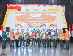 Danrem 043/Gatam Berharap Kajati Yang Baru Dapat Meneruskan Tongkat Estafet Kepemimpinan
