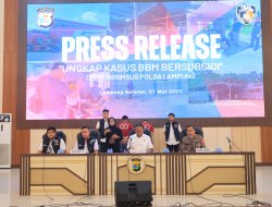 Polda Lampung Ungkap Kasus Pencampuran Bahan Bakar Minyak Pertalite, 2 Tersangka Diamankan