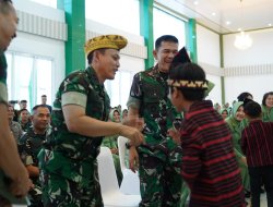Kunjungi Korem 043/Gatam, Pangdam II/Sriwijaya Berikan Arahan kepada Prajurit, PNS, dan Persit