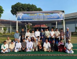 Khidmat dan Tertib, Lapas Narkotika Lampung Gelar Sholat Idul Adha dan Sembelih 11 Ekor Hewan Kurban