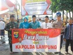 Makna Pengorbanan dan Keikhlasan Jadi Khotbah Iduladha di Polda Lampung