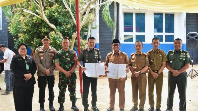 Danrem 043/Gatam Terima Hibah Lahan 14 Hektar dari Bupati Lampung Tengah
