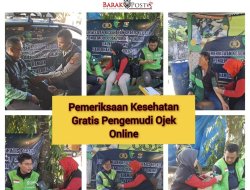 Biddokkes Polda Lampung Gelar Bakti Sosial Pelayanan Kesehatan Mobile untuk Pengemudi Ojek Online