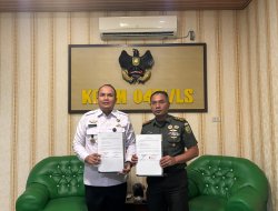 Lapas Narkotika Bandar Lampung dan Kodim 0421/Lampung Selatan Teken MoU Penguatan Pengamanan