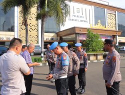 Jelang Hari Bhayangkara ke-79, Propam Polda Lampung Gelar Gaktiblin di Polresta Bandar Lampung