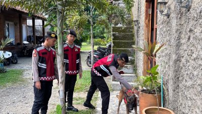 WSL Krui Pro 2025: Tim K9 Polda Lampung Intensifkan Penyisiran di Lokasi Event