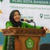 Bunda Eva Buka Muskercab I PCNU Kota Bandar Lampung