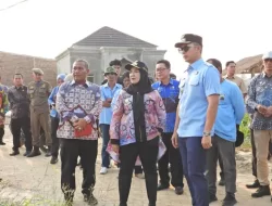 Walikota Bandar Lampung Hj. Eva Dwiana Bersama Bupati Lampung Selatan Tinjau Langsung Lokasi Perbatasan