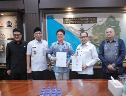 Penandatanganan MoU PT Wahana Raharja dan World Food Hub untuk Kembangkan Pusat Logistik Pangan Halal di Lampung