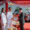 Upacara HUT RI ke-80 di Lampung Serukan Semangat  Wujudkan Indonesia Emas 2045