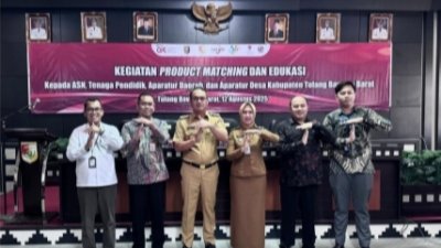 TINGKATKAN LITERASI PASAR MODAL, OJK PROVINSI LAMPUNG GANDENG  TPAKD DAN BPS GELAR EDUKASI SERTA PEMBUKAAN REKENING SAHAM  UNTUK ASN DI KABUPATEN TULANG BAWANG BARAT
