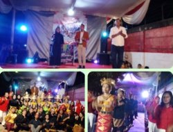 Dalam Rangka Memeriahkan HUT -80 Kemerdekaan Republik Indonesia Warga Garuntang Menampilkan Tari Kecak Bali