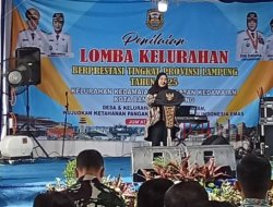 Eva Dwiana Rekomendasikan Kelurahan Kedamaian Mewakili Lampung pada Lomba Kelurahan Tingkat Nasional 2025