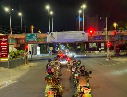 Polda Lampung Gelar Patroli Skala Besar Polri-TNI Jaga Kamtibmas Pasca Unjuk Rasa