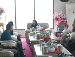 Hj. Eva Dwiana Menerima Audensi Dari Panitia Pembangunan Masjid Raya Al-Bakrie Bandar Lampung