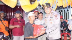 Polres Lampung Barat Salurkan Bantuan Sembako untuk Korban Banjir Suoh