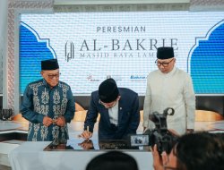 Menteri Agama Resmikan Masjid Raya Al-Bakrie, Hadirkan Pusat Ibadah dan Ekonomi Umat di Lampung