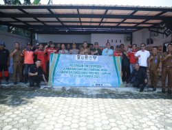 Tim Ekspedisi Perbaikan Jembatan Gantung Tempuh 5 Jam di Laut menuju Pekon Tampang  Muda