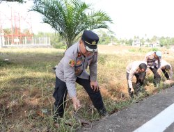 Aksi Nyata, Polres Pesawaran Gelar Kurvei Massal Rayakan World Cleanup Day