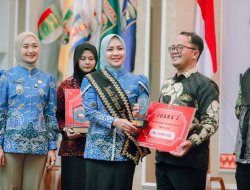 Bunda Literasi Provinsi Lampung Ibu Purnama Wulan Sari Mirza Kukuhkan Tim Literasi Provinsi Lampung periode 2025–2030