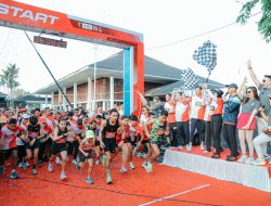 Ribuan Peserta Meriahkan “PMI Run 4 Humanity” di Puncak HUT ke-80 PMI Lampung