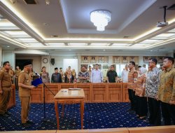 Direksi Baru BUMD Wahana Raharja dan Lampung Jasa Utama Resmi Dikukuhkan