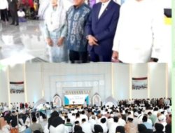 Ribuan Warga Hadiri Peresmian Masjid Raya Al – Bakrie, Sekaligus Sholat Jumat Perdana