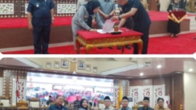 Penetapan Anggaran Daerah, Wali Kota dan Ketua DPRD Tandatangani Dokumen Kesepakatan